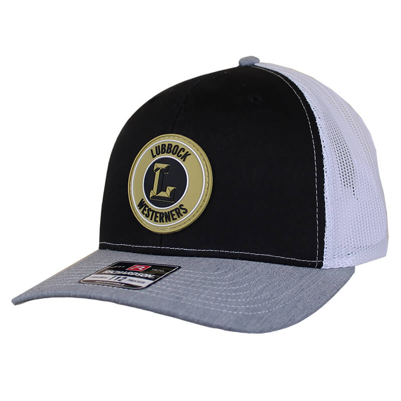 Adult QuarterFour Lubbock High Rubber Patch Trucker Cap