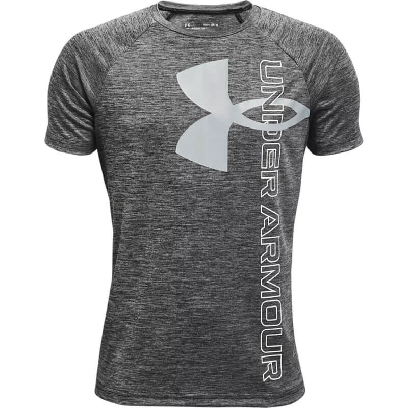 Youth Under Armour Tech Split Logo Hybrid S/S Tee