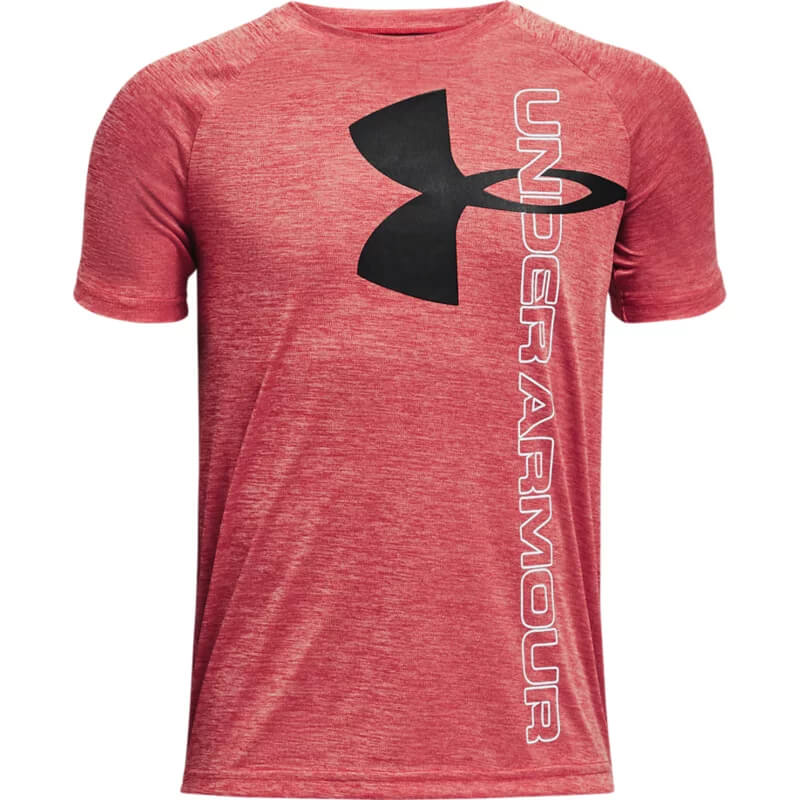 Youth Under Armour Tech Split Logo Hybrid S/S Tee
