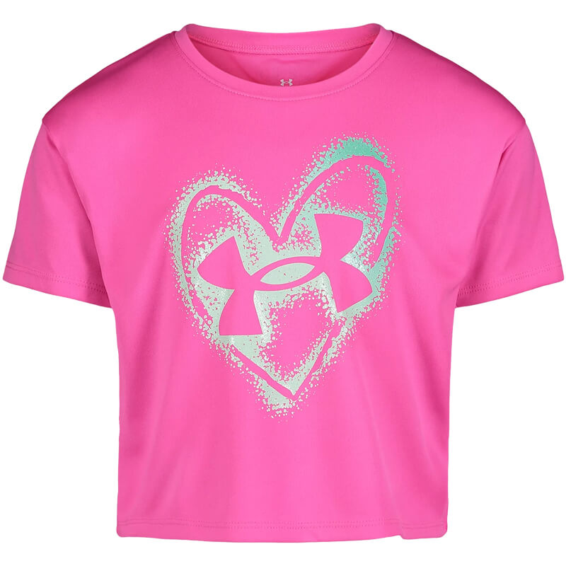 Youth Under Armour Heart Logo S/S Tee