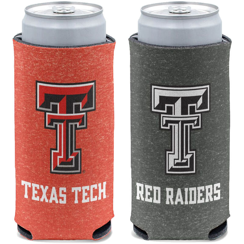 Wincraft Texas Tech Heathered Slim Can Cooler
