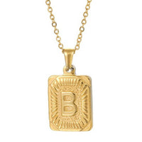 Women's Initial Pendant Necklace