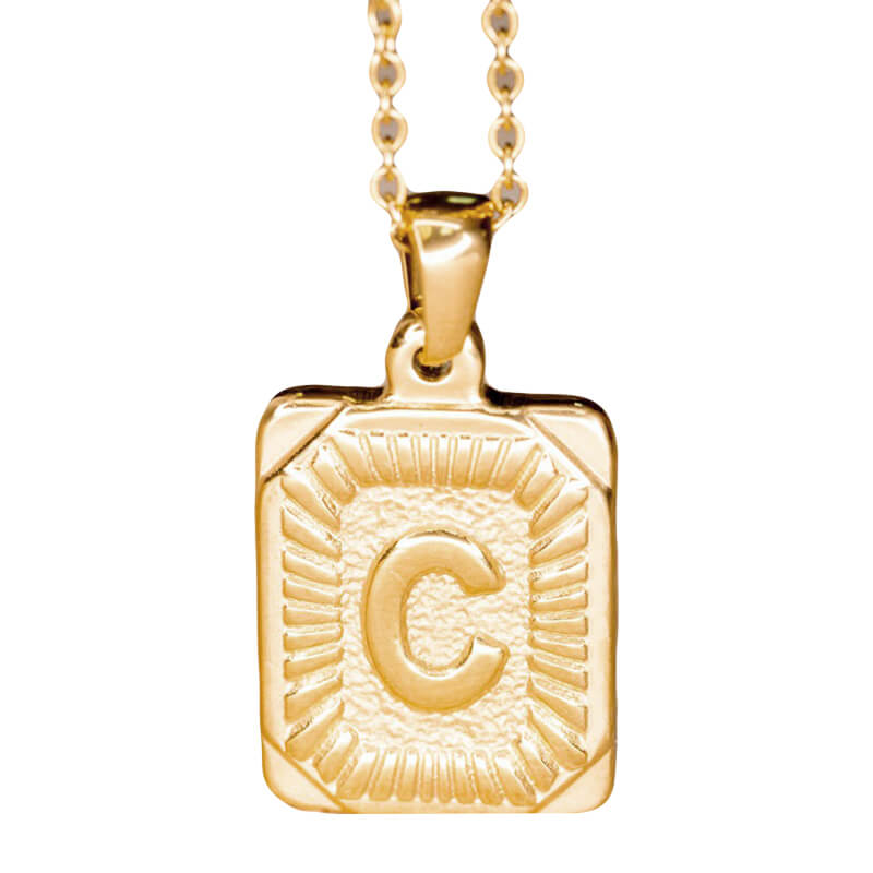 Women's Initial Pendant Necklace
