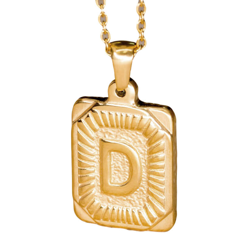 Women's Initial Pendant Necklace