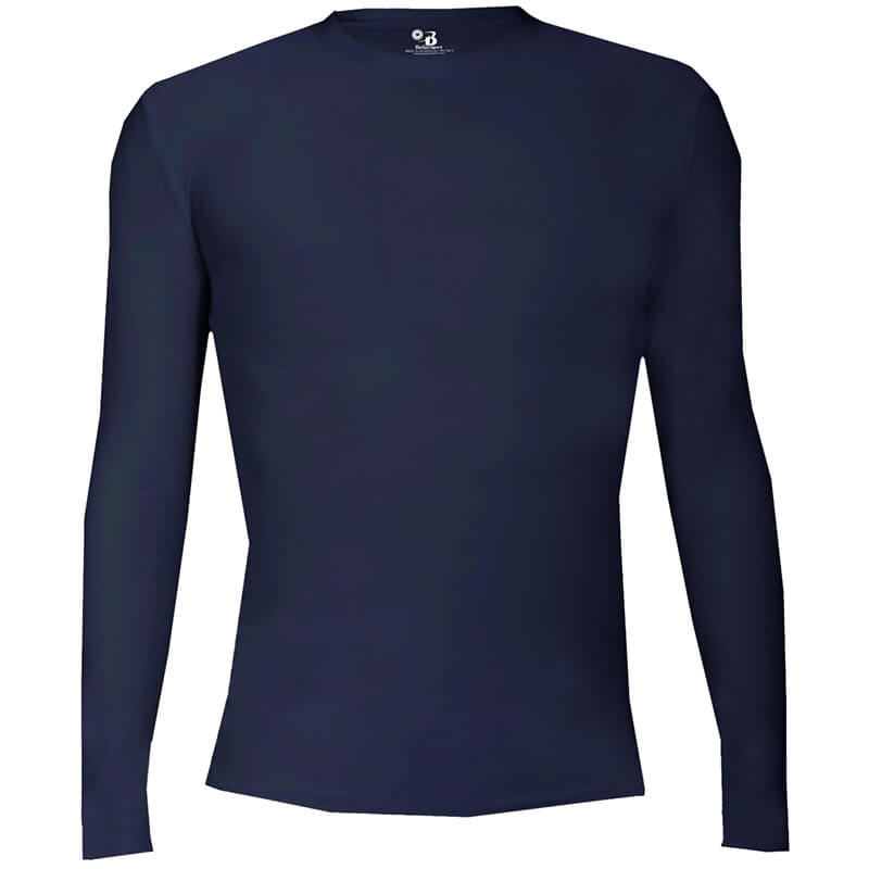 Men's Badger Pro-Compression Crewneck L/S Tee
