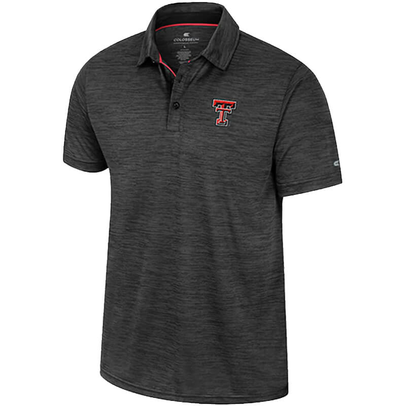 Men's Colosseum Texas Tech Positraction Polo