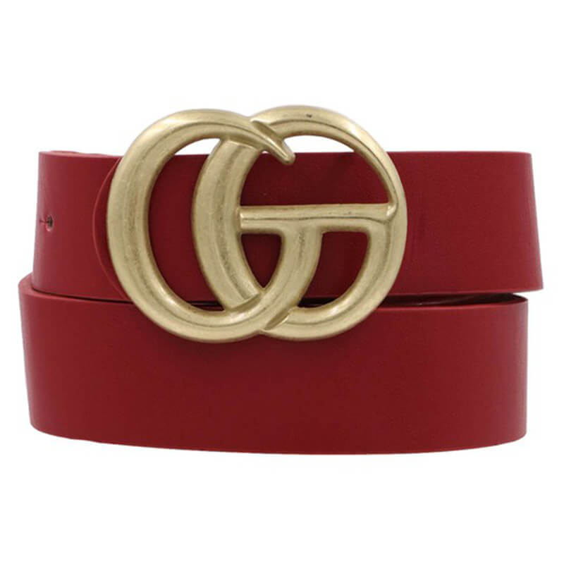 Women's Worn Buckle Belt