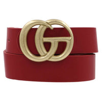 Women's Worn Buckle Belt