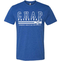 Adult QuarterFour Lubbock Christian University Chap Basketball S/S Tee